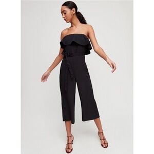 Babaton | Flutter Jumpsuit Black Size 0 Aritzia